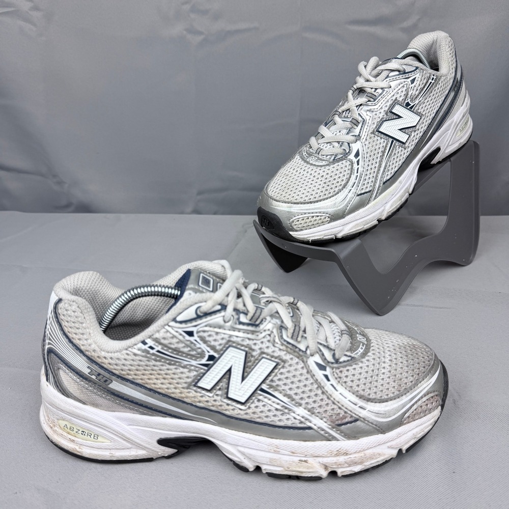 New Balance 710 Silver White Navy Blue Mesh Running Shoes GR710PH Mens 6.5